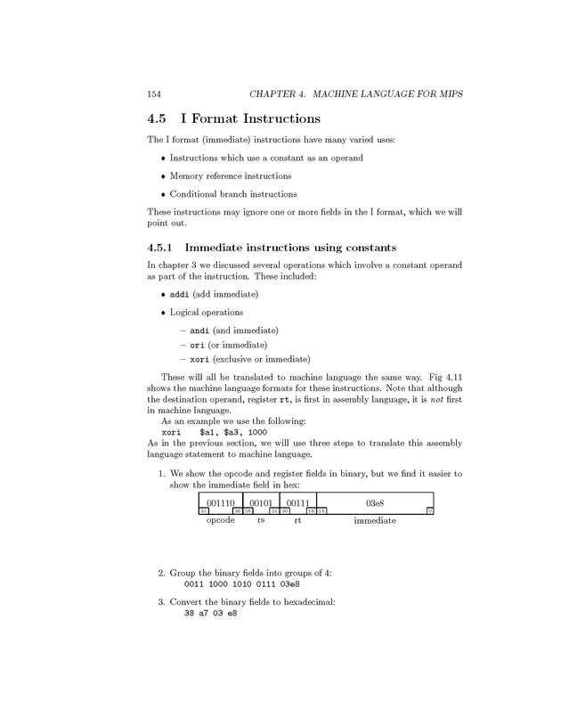 Computer Organization with MIPS - Page 154